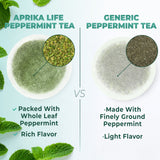 100% Pure Peppermint Herbal Tea, 60 Bags from Aprika Life