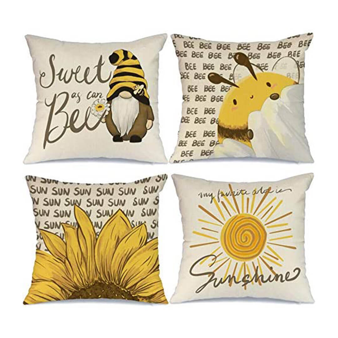 Bee Sunshine Cushion Covers from Moderny