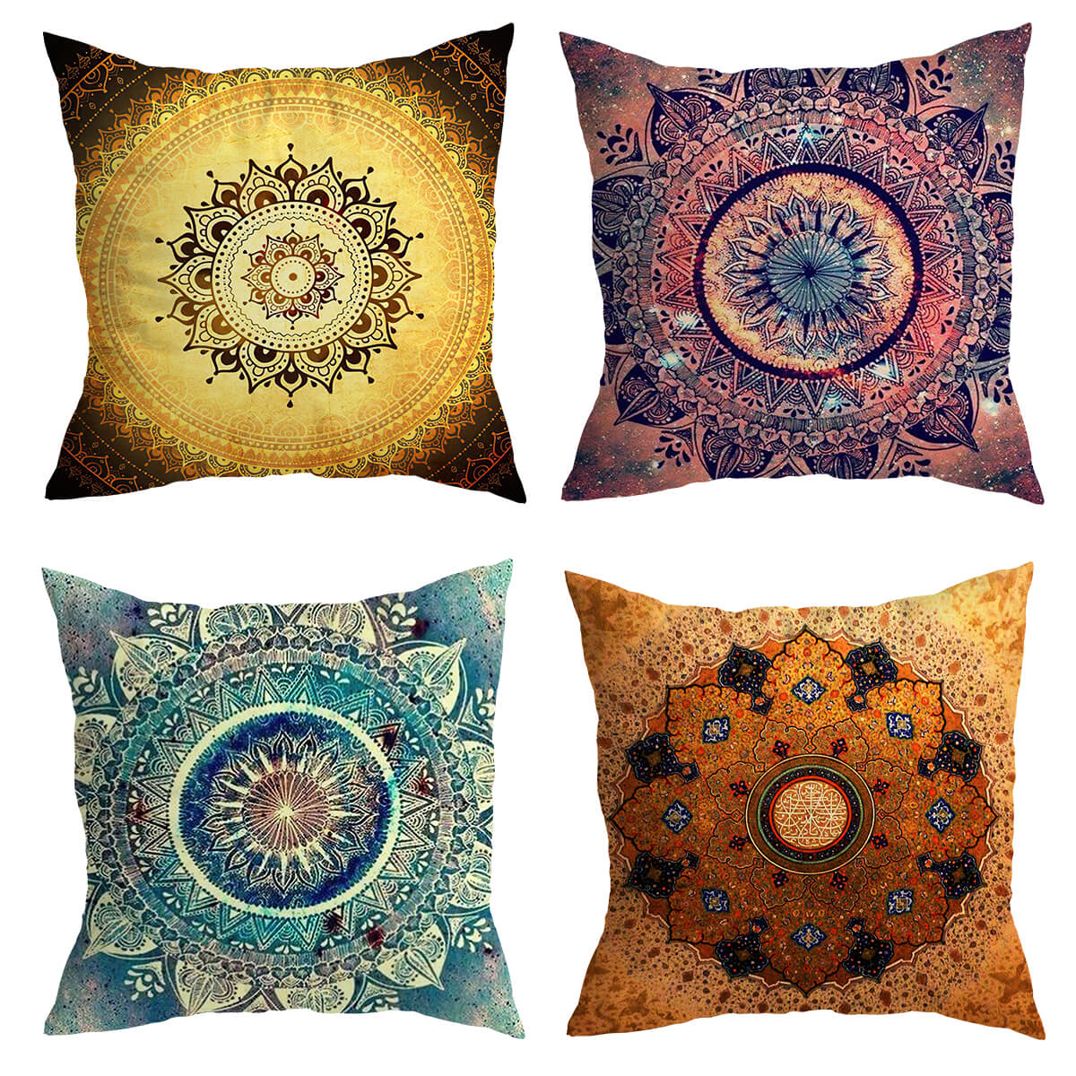 Bohemian Geometric Pattern Cushion Covers from Moderny