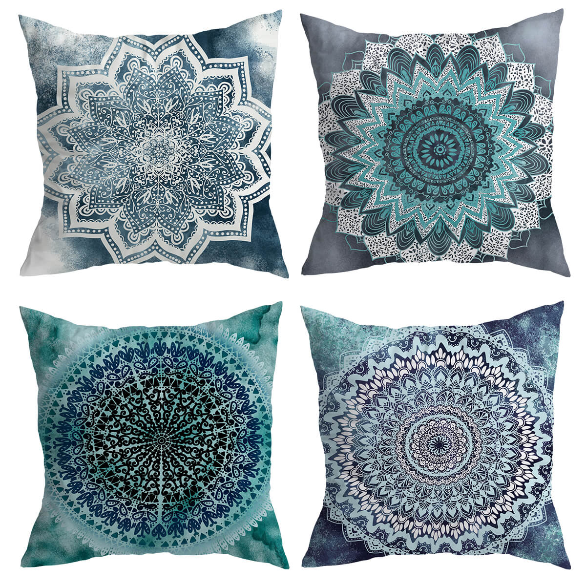 Mandala Flower Cushion Covers from Moderny