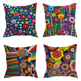 Abstract Bright Colored Cushion Covers from Moderny