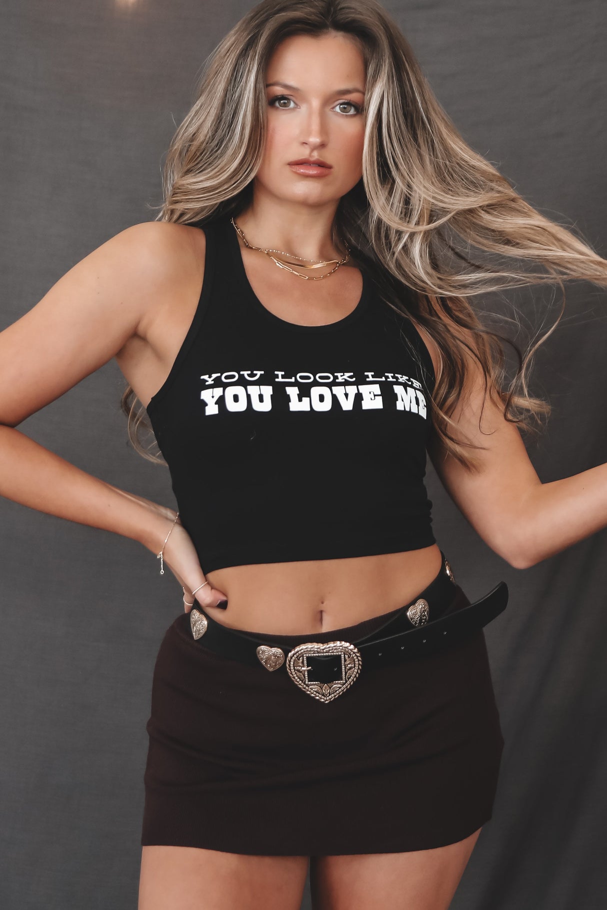 You Look Like You Love Me Graphic Tank from Amazing Lace