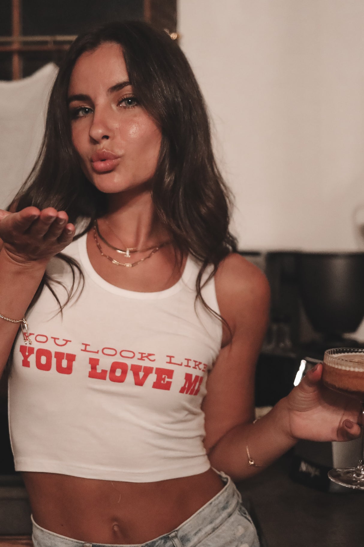 You Look Like You Love Me Graphic Tank from Amazing Lace
