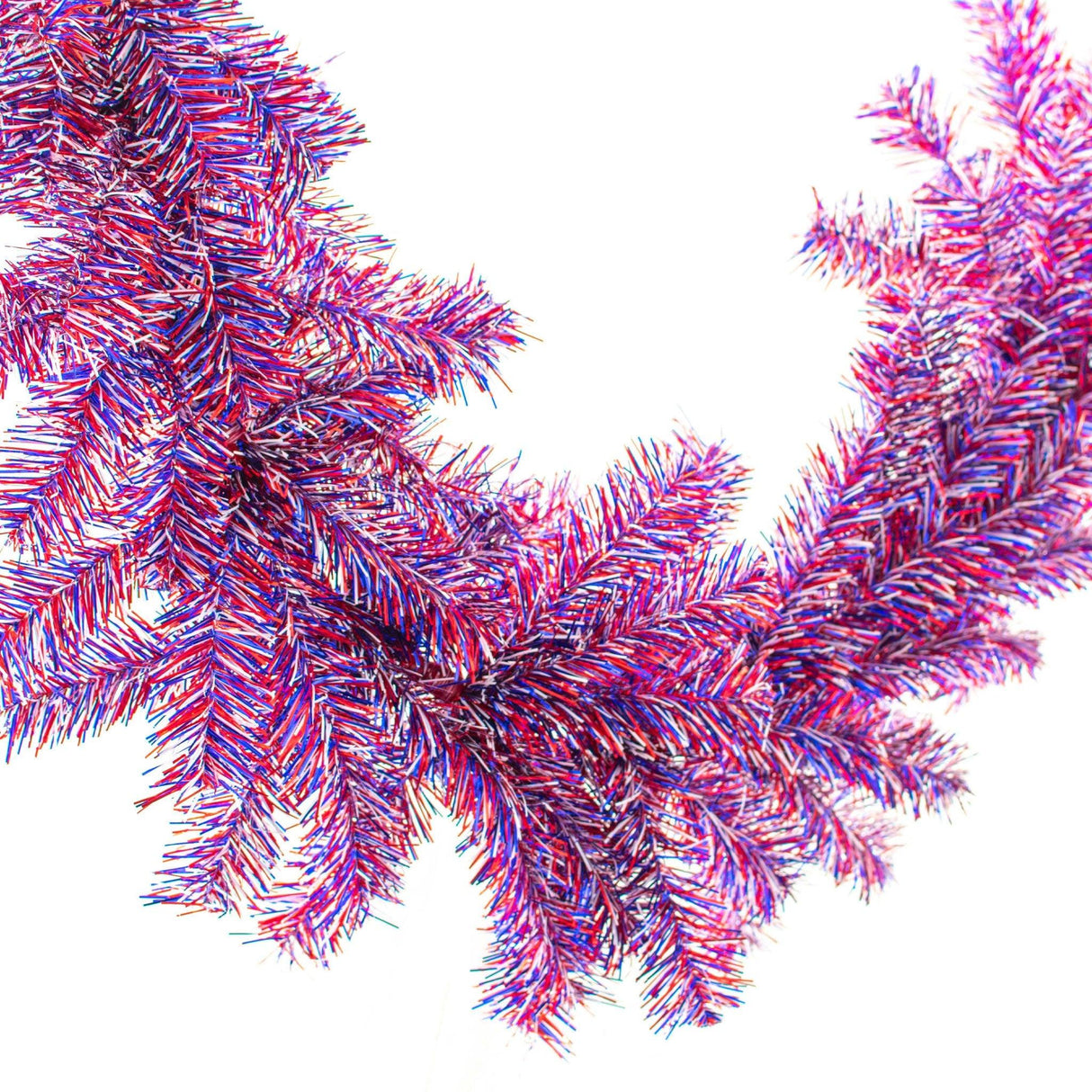 Fourth of July Christmas Brush Garland from Lee Display