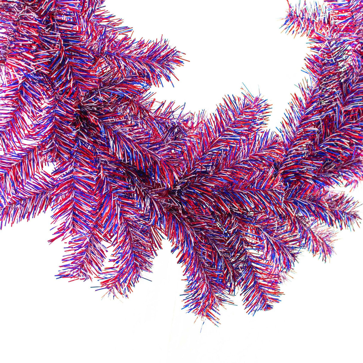 Fourth of July Christmas Brush Garland from Lee Display