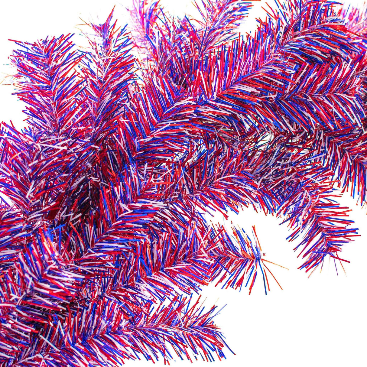 Fourth of July Christmas Brush Garland from Lee Display