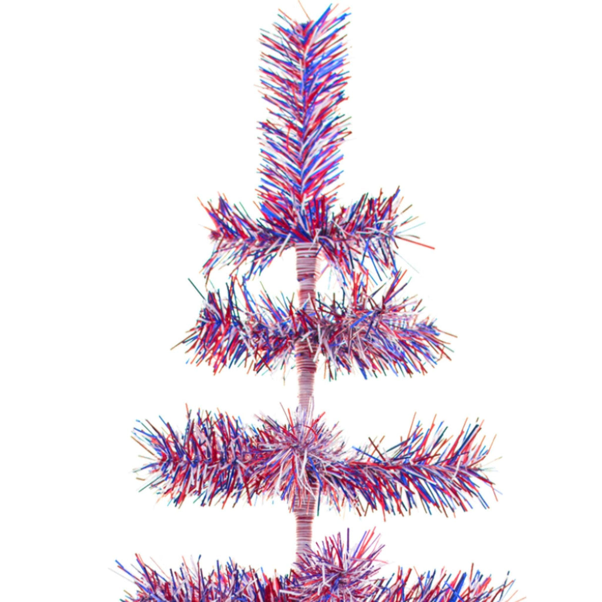 Fourth Of July Firework Tinsel Trees from Lee Display