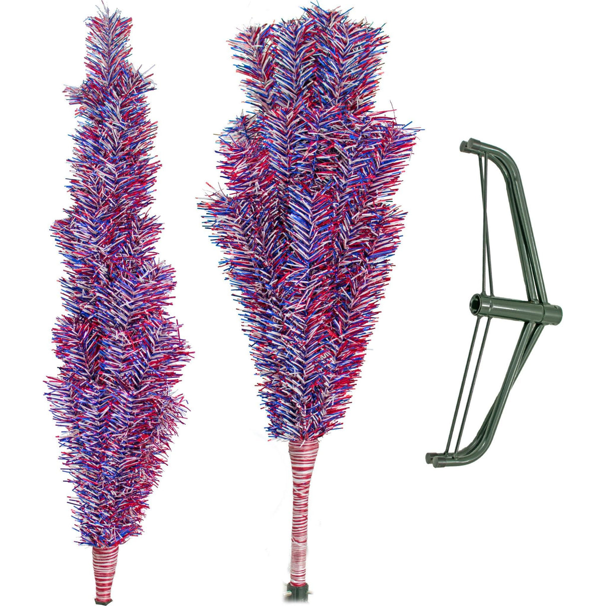 Fourth Of July Firework Tinsel Trees from Lee Display