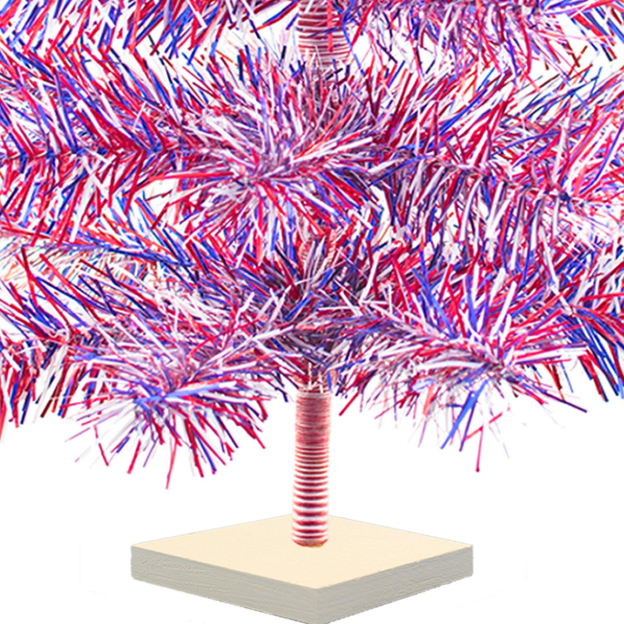 Fourth Of July Firework Tinsel Trees from Lee Display