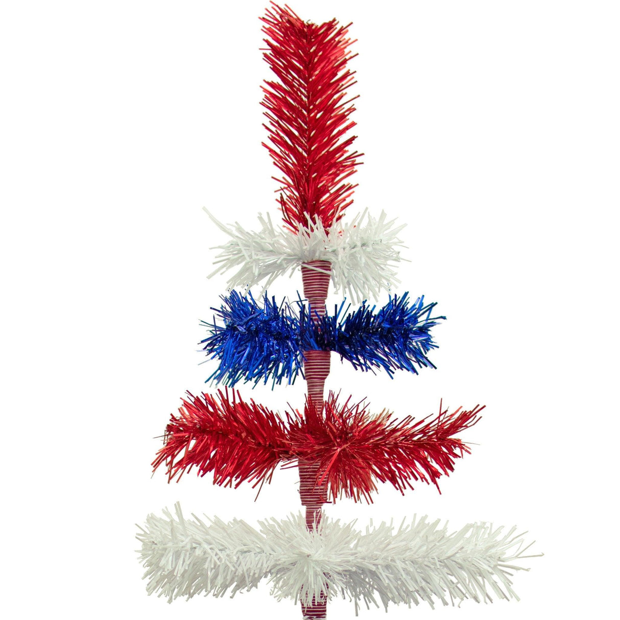 Fourth Of July Layered Tinsel Trees from Lee Display