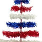 Fourth Of July Layered Tinsel Trees from Lee Display