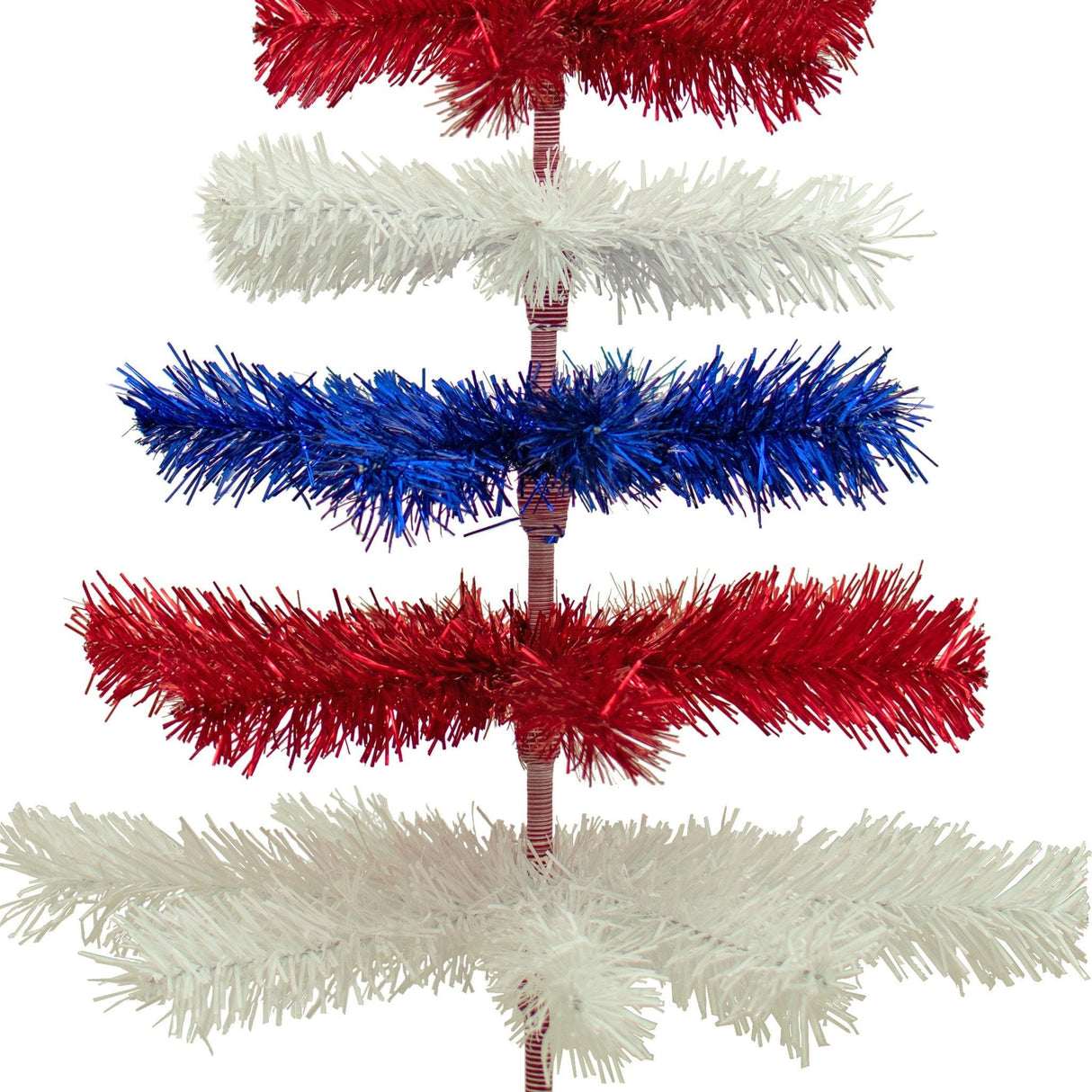 Fourth Of July Layered Tinsel Trees from Lee Display