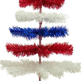 Fourth Of July Layered Tinsel Trees from Lee Display