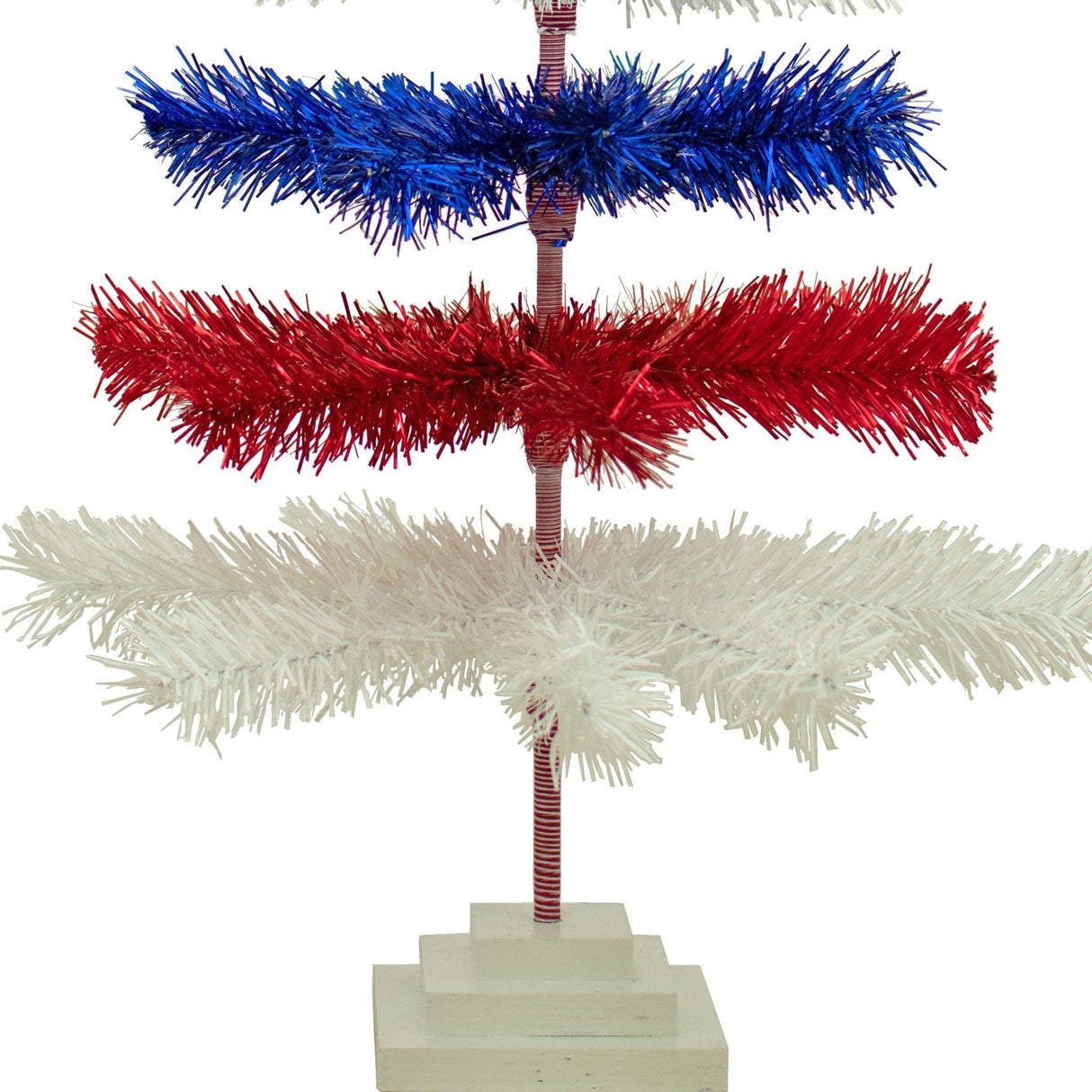 Fourth Of July Layered Tinsel Trees from Lee Display