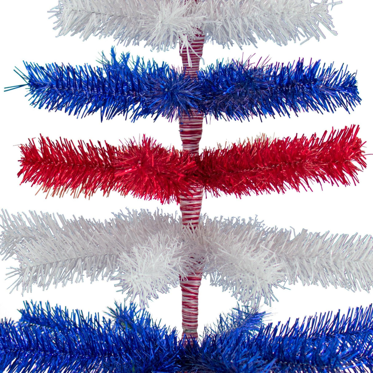 Fourth Of July Layered Tinsel Trees from Lee Display