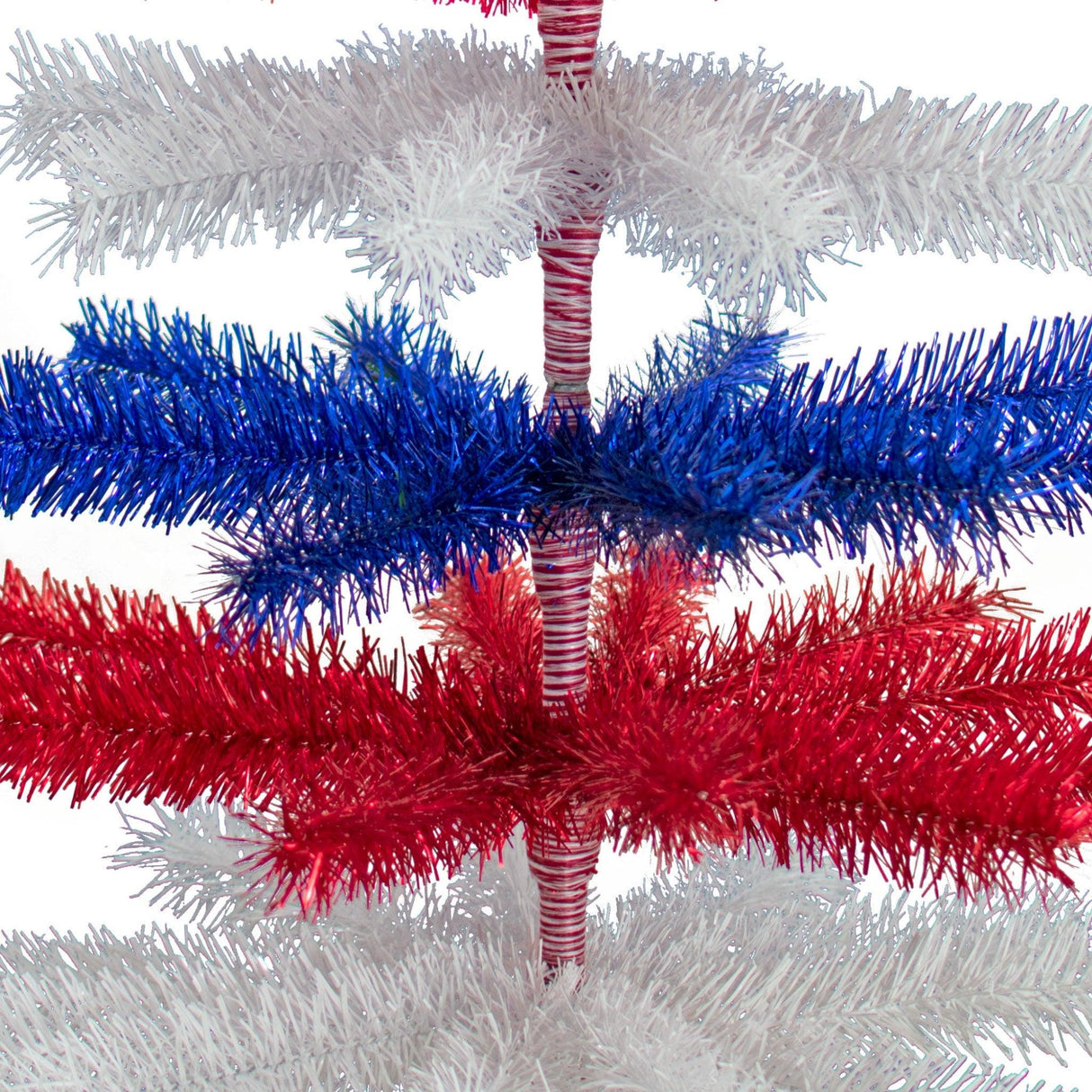 Fourth Of July Layered Tinsel Trees from Lee Display