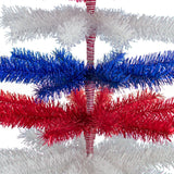 Fourth Of July Layered Tinsel Trees from Lee Display