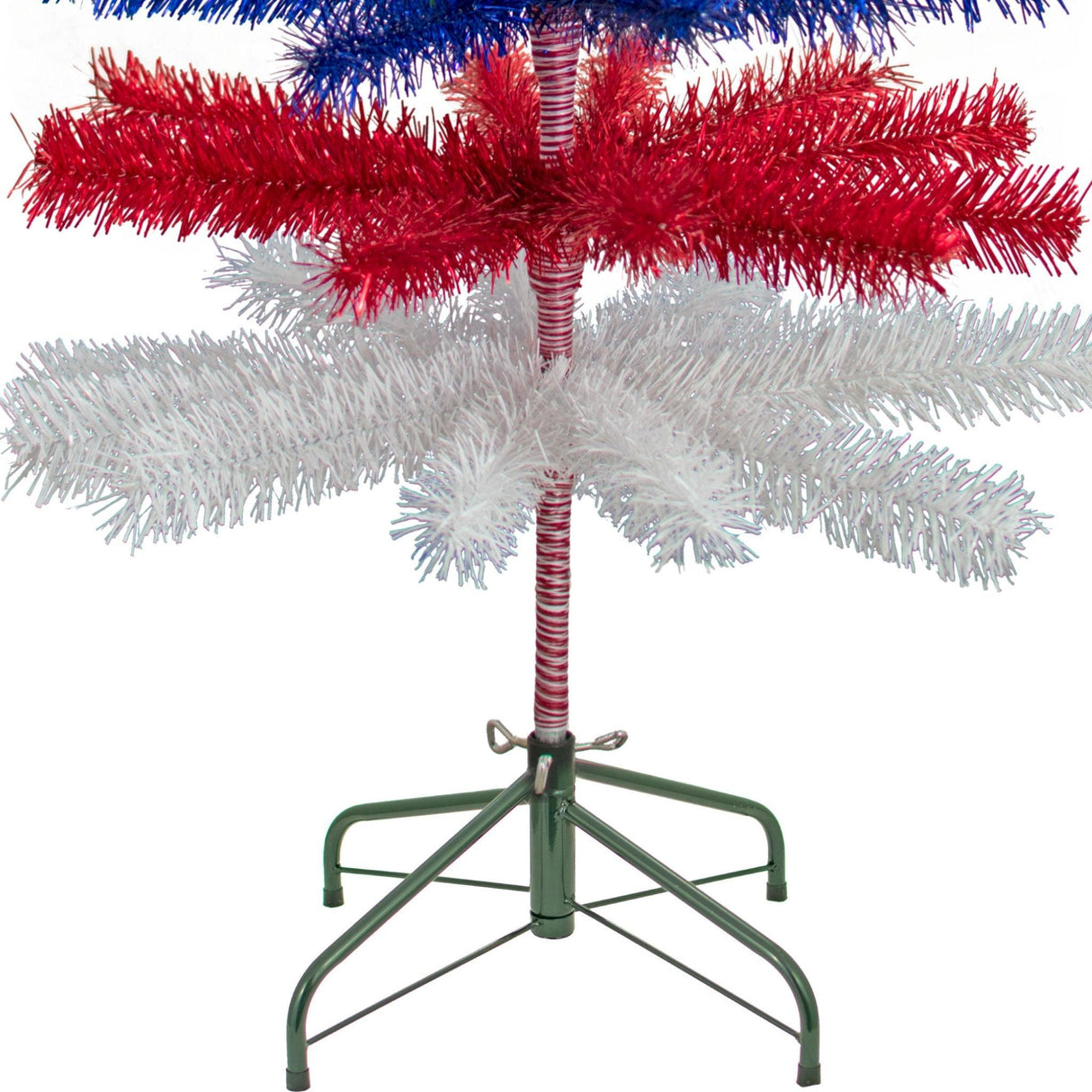 Fourth Of July Layered Tinsel Trees from Lee Display