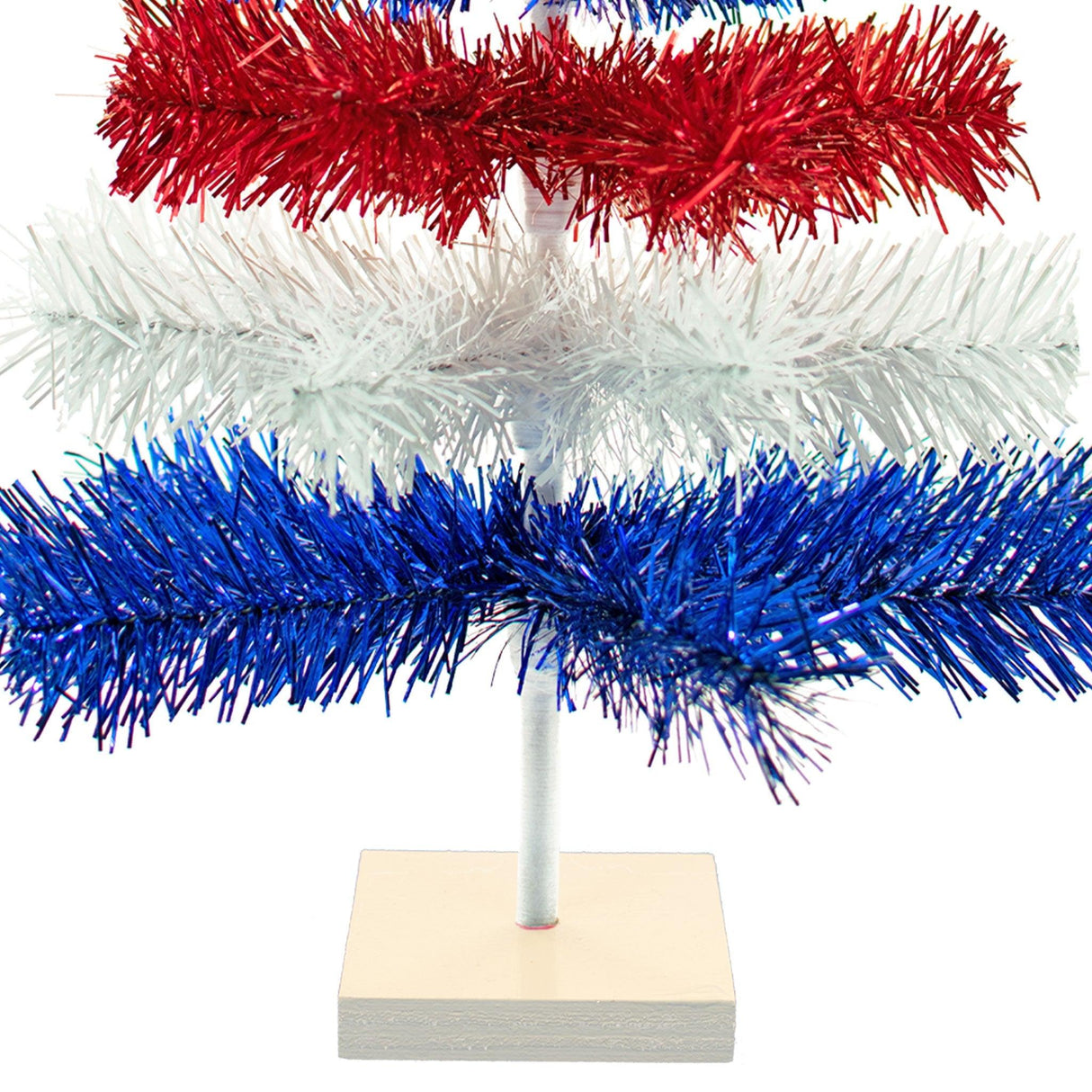 Fourth Of July Layered Tinsel Trees from Lee Display