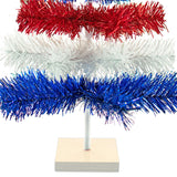 Fourth Of July Layered Tinsel Trees from Lee Display