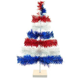 Fourth Of July Layered Tinsel Trees from Lee Display