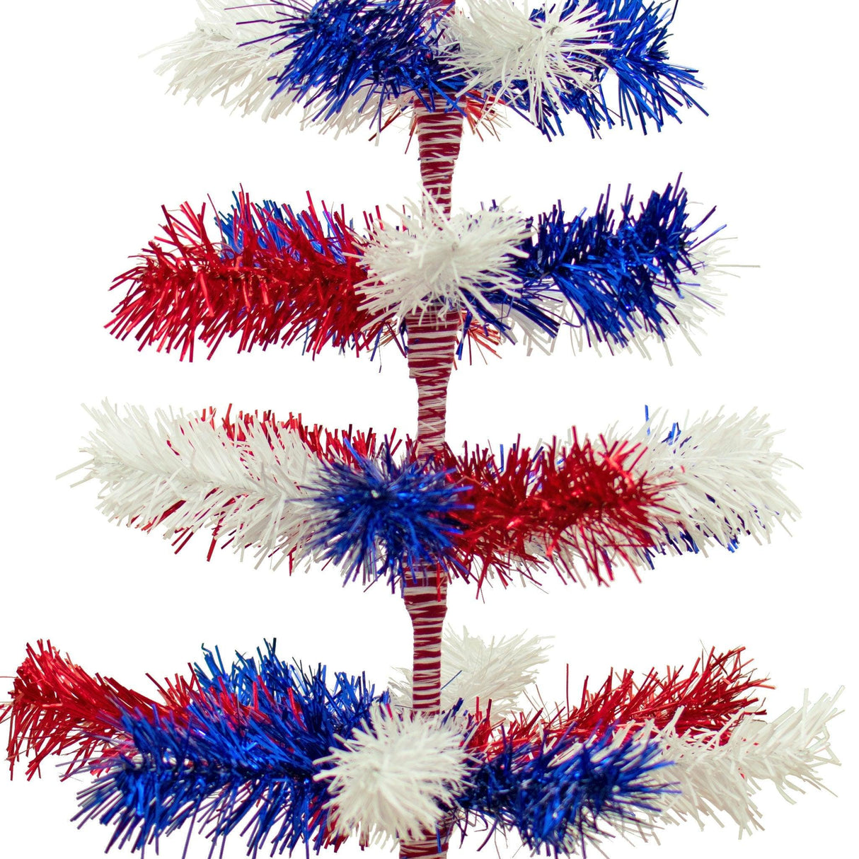 Fourth Of July Mixed Tinsel Trees from Lee Display