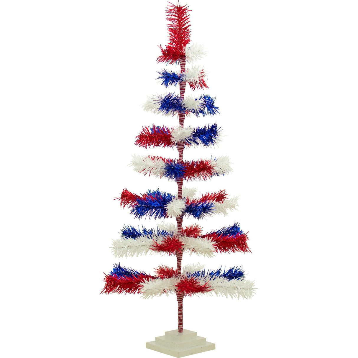 Fourth Of July Mixed Tinsel Trees from Lee Display