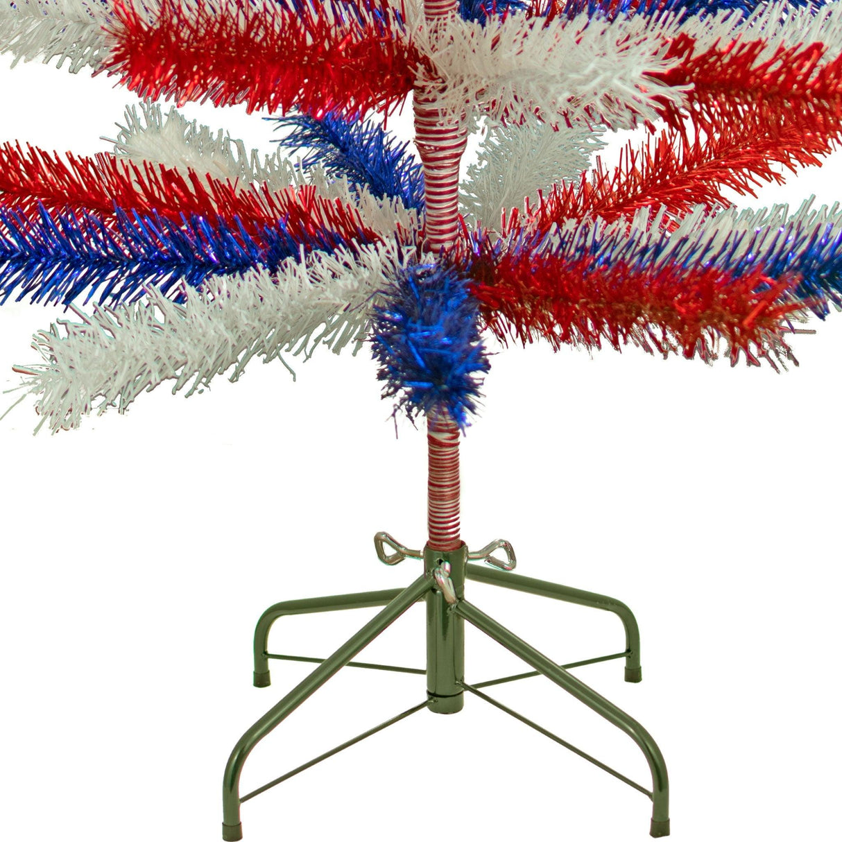 Fourth Of July Mixed Tinsel Trees from Lee Display