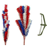 Fourth Of July Mixed Tinsel Trees from Lee Display