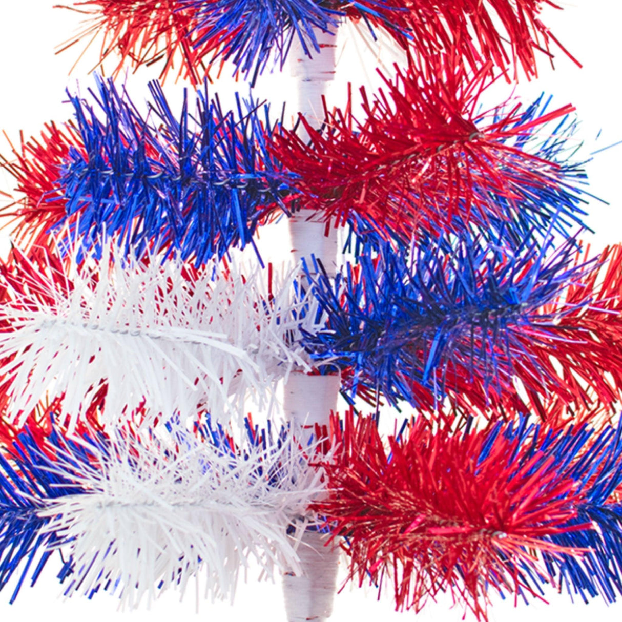 Fourth Of July Mixed Tinsel Trees from Lee Display