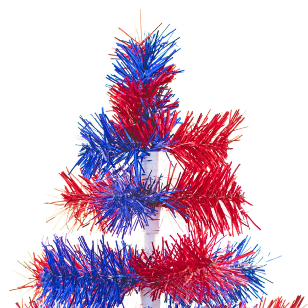 Fourth Of July Mixed Tinsel Trees from Lee Display