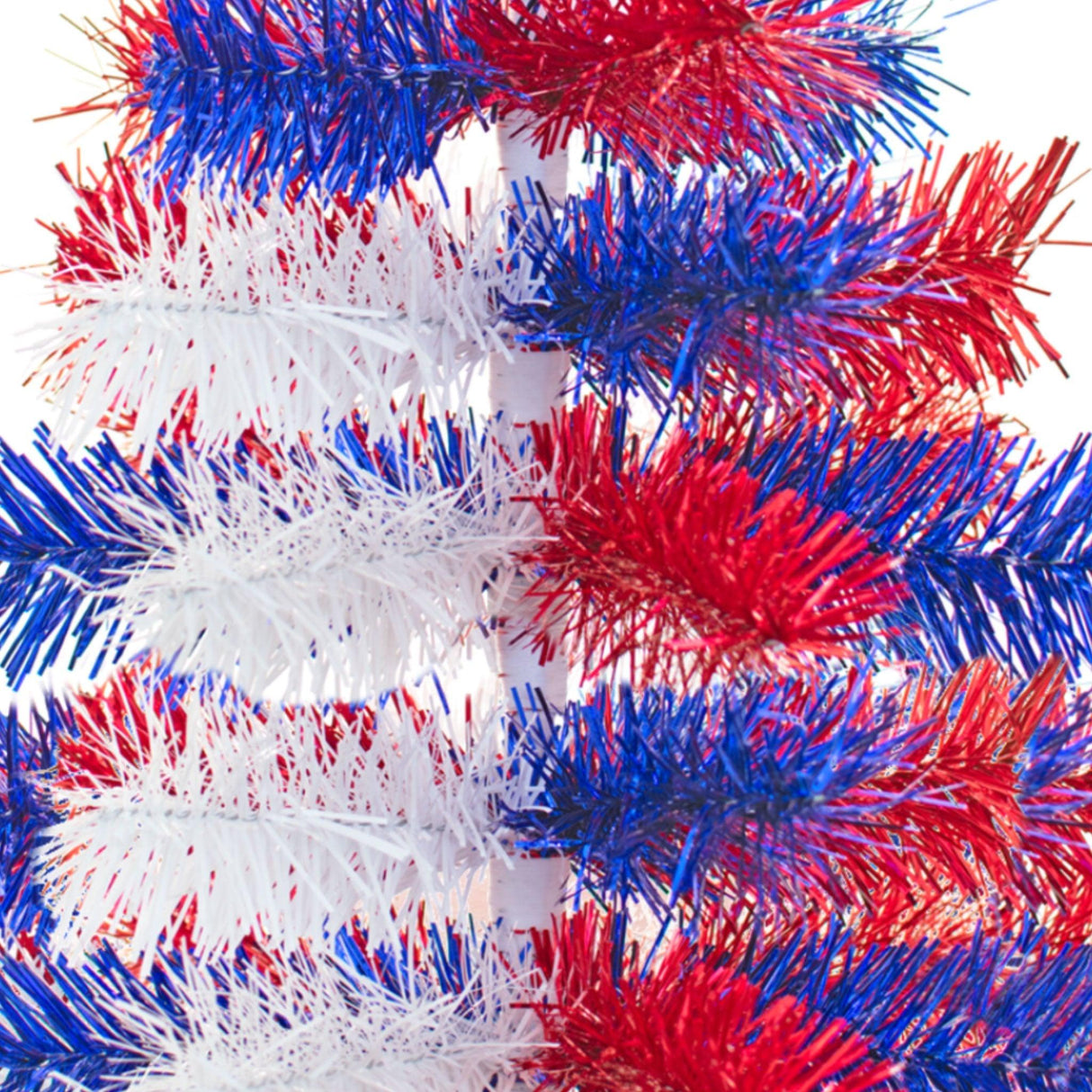 Fourth Of July Mixed Tinsel Trees from Lee Display