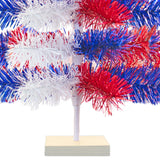 Fourth Of July Mixed Tinsel Trees from Lee Display
