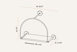Cloud Nine Window Hammock From tuft + paw