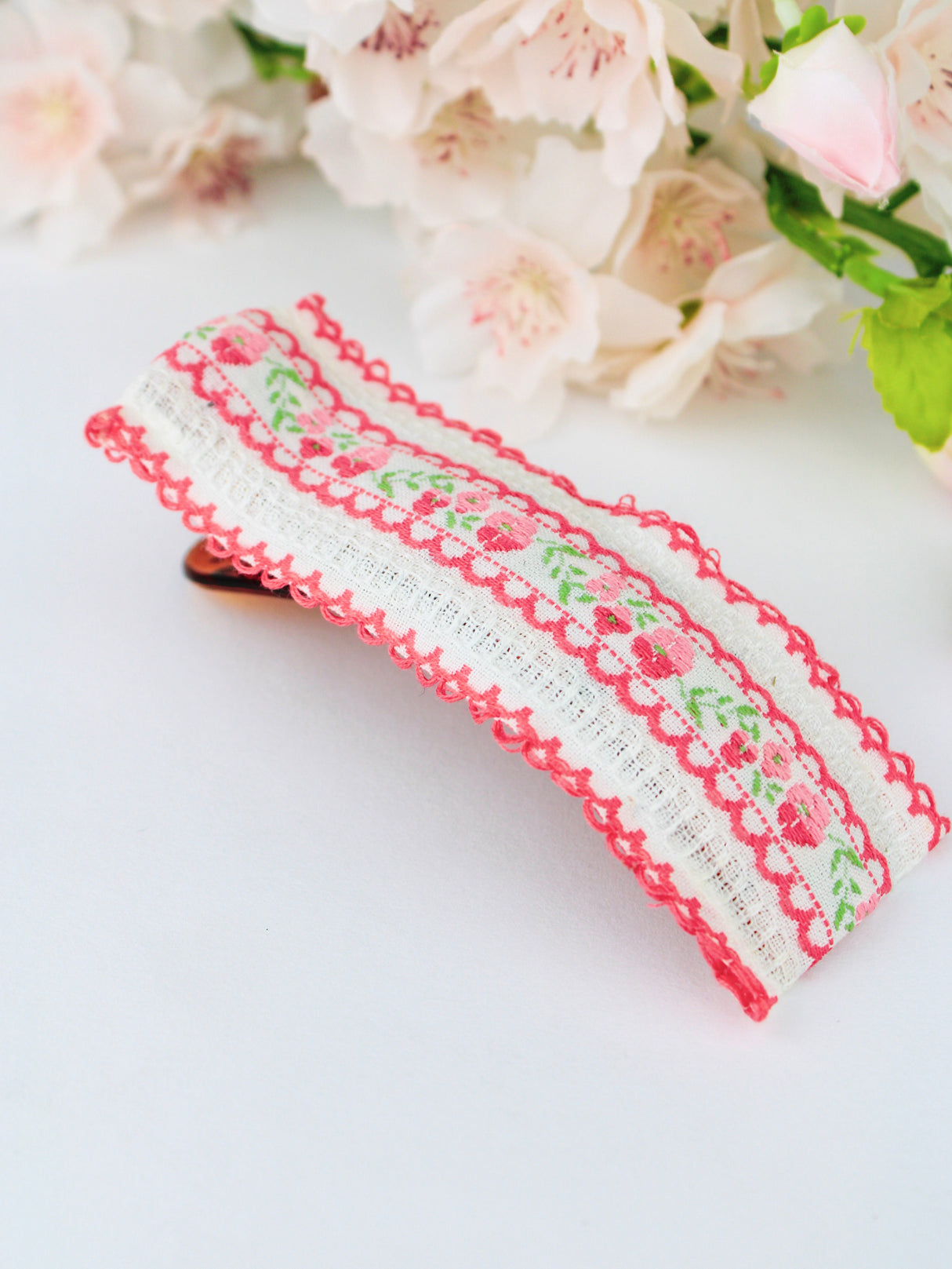 Spring in Sweden Vintage Ribbon Hair Clip from Ash & Rose