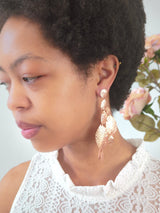 Cascading Leaf Statement Earrings from Ash & Rose