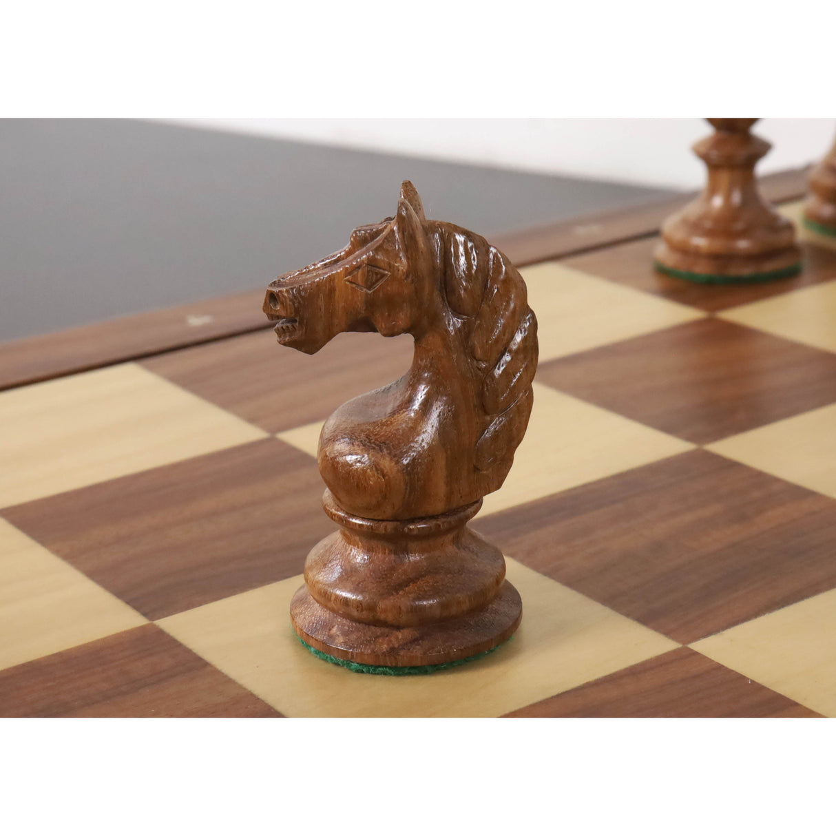 Botvinnik Flohr-I Soviet 1933 Chess Set- Chess Pieces Only - Golden Rosewood - 3.6" King From Royal Chess Mall