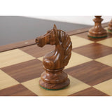 Botvinnik Flohr-I Soviet 1933 Chess Set- Chess Pieces Only - Golden Rosewood - 3.6" King From Royal Chess Mall