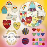 Pride Themed Dog Treats Gift Box from Bonne et Filou