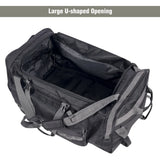 Tactical 140L Duffle Bag with Wheels and Backpack Straps