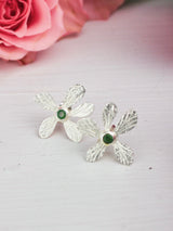 Five Petal Wild Flower Earrings from Ash & Rose