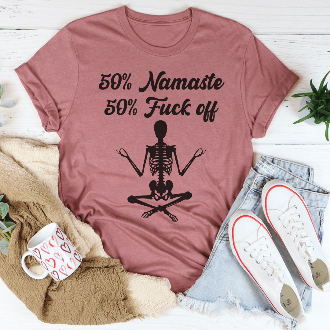 Tee - 50% Namaste From Peachy Sunday