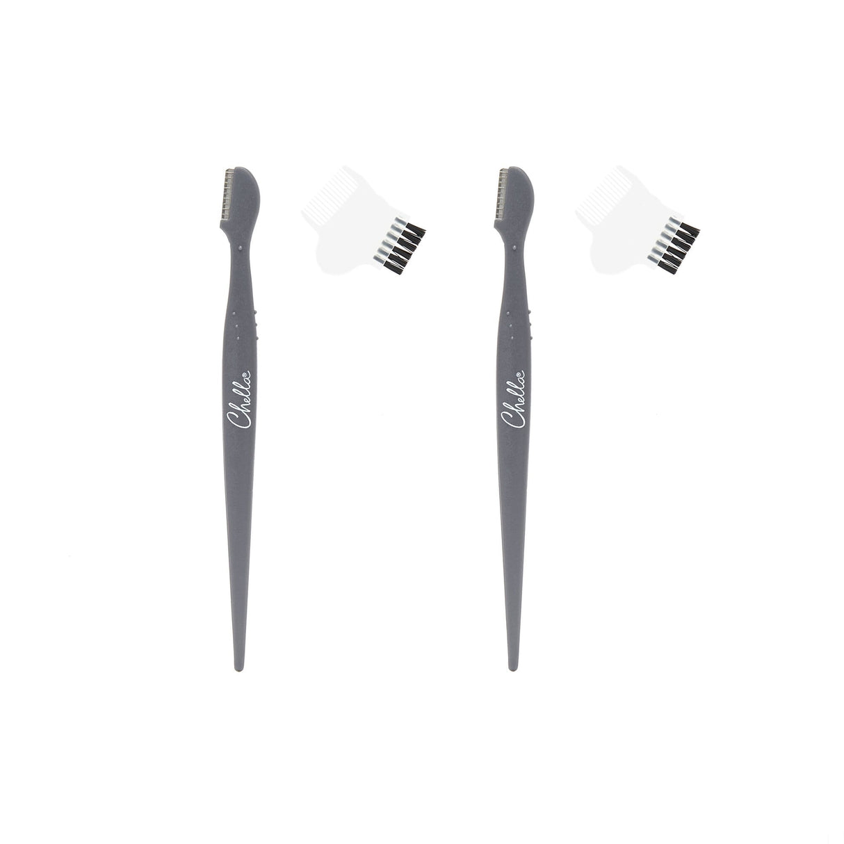 razor with brush and comb cap 2pk from Chella