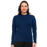 Midweight - Women's Long Sleeve Mock Neck 100% Merino Wool from Minus33 Merino Wool Clothing