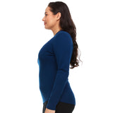 Midweight - Women's Long Sleeve Mock Neck 100% Merino Wool from Minus33 Merino Wool Clothing