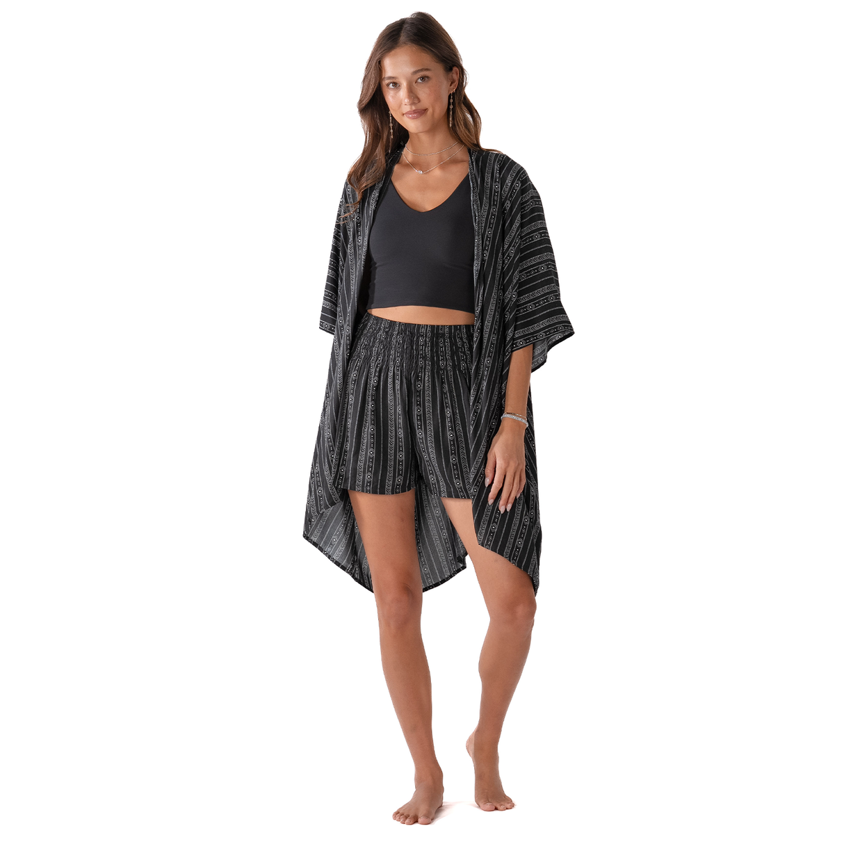 Akha Tribal Print Kimono From LotusAndLuna