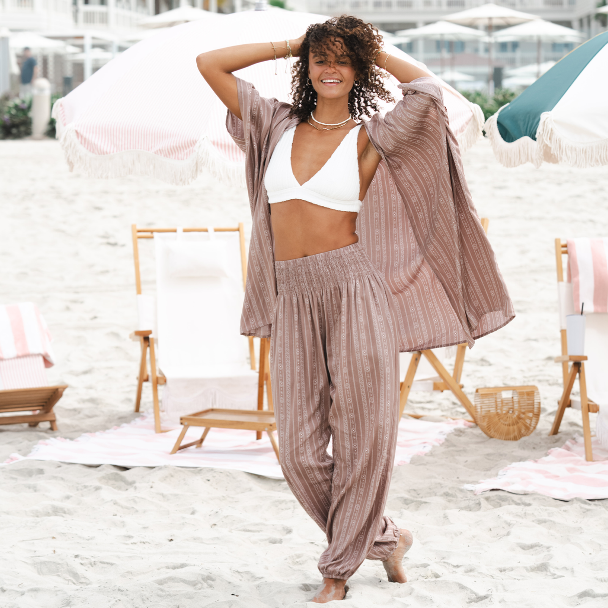 Yao Tribal Print Kimono From LotusAndLuna