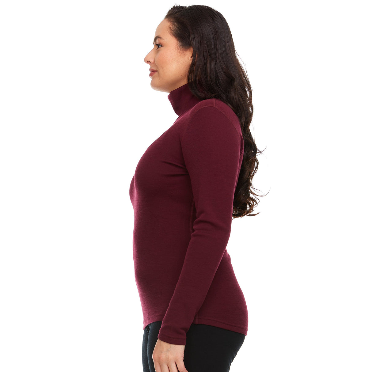 Midweight - Women's Long Sleeve Turtleneck 100% Merino Wool from Minus33 Merino Wool Clothing