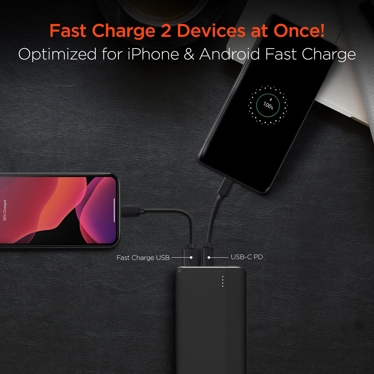 HyperGear 20000mAh 20W PD + USB Power Bank from Jupiter Gear Home