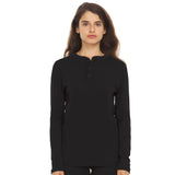 Midweight - Women's Long Sleeve Henley 100% Merino Wool from Minus33 Merino Wool Clothing
